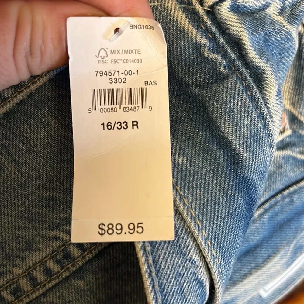 Gap Low Stride in Light Destroy Jeans SZ 16/33 - Picture 11 of 11